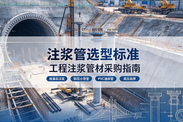 新会注浆管选型标准