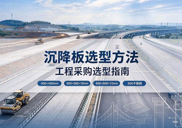 新会沉降板选择方法